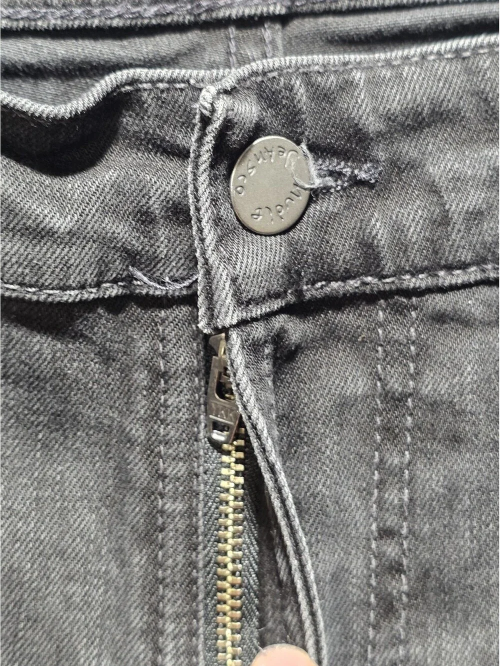 Nudie Jeans Co Thin Finn Dry Cold Black Slim Jeans Mens Size W31 L30 Made Italy
